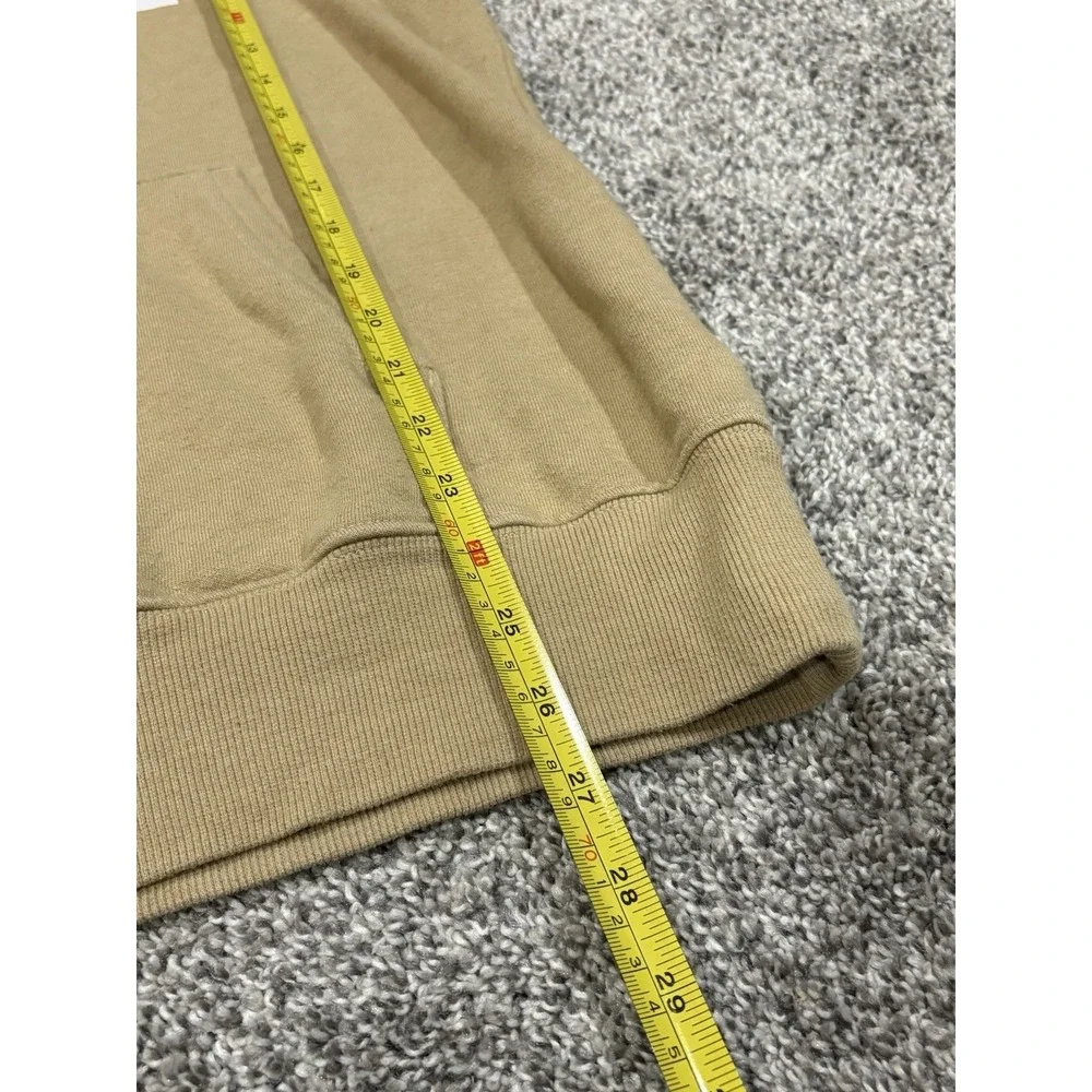 The North Face Hoodie Medium  Adult Beige Long Sleeve Pullover Sweatshirt Mens